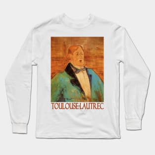 Portrait of Oscar Wilde by Henri de Toulouse-Lautrec Long Sleeve T-Shirt